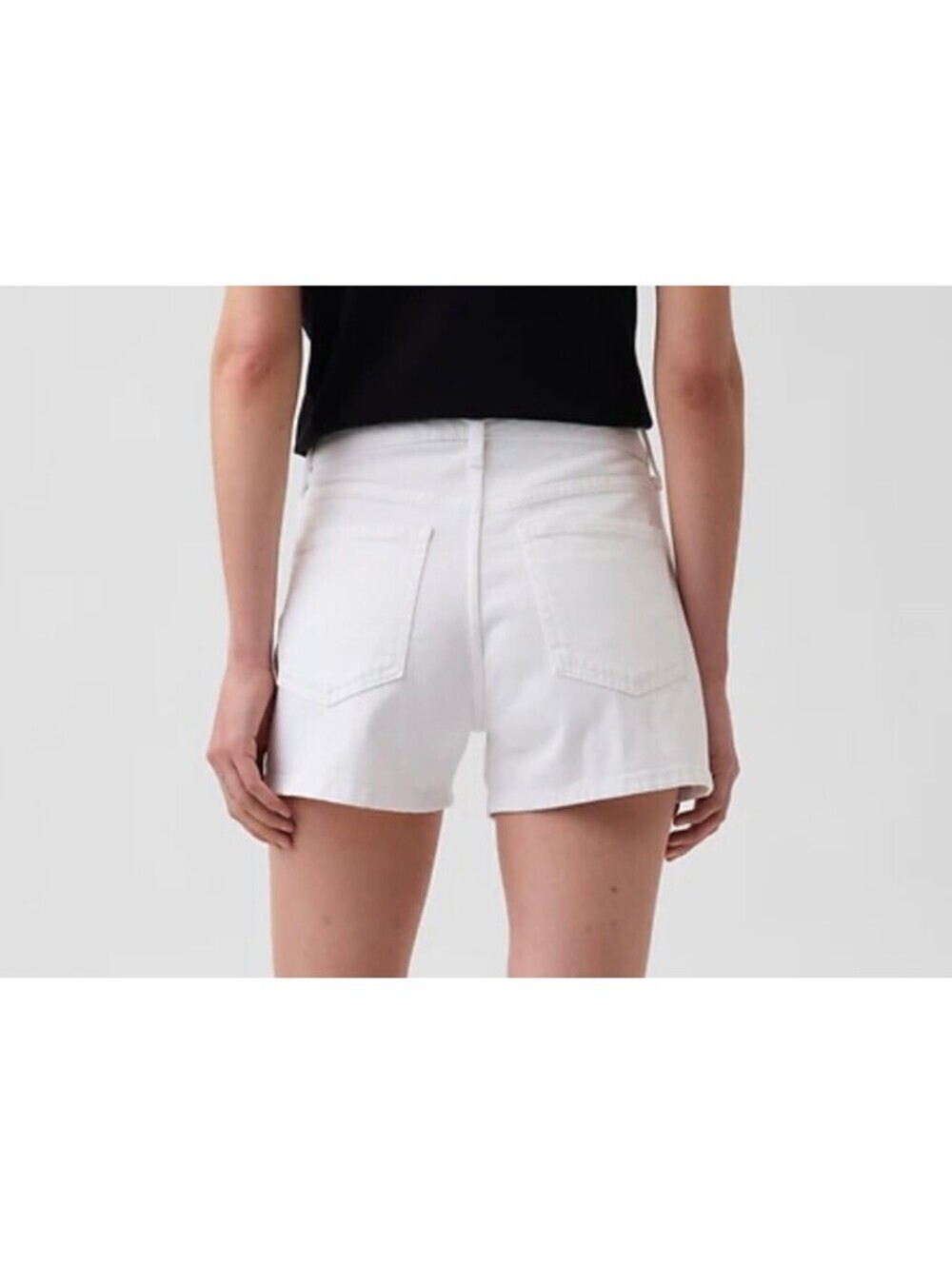 GAP High Rise White Denim Shorts - Women's 33 NWOT